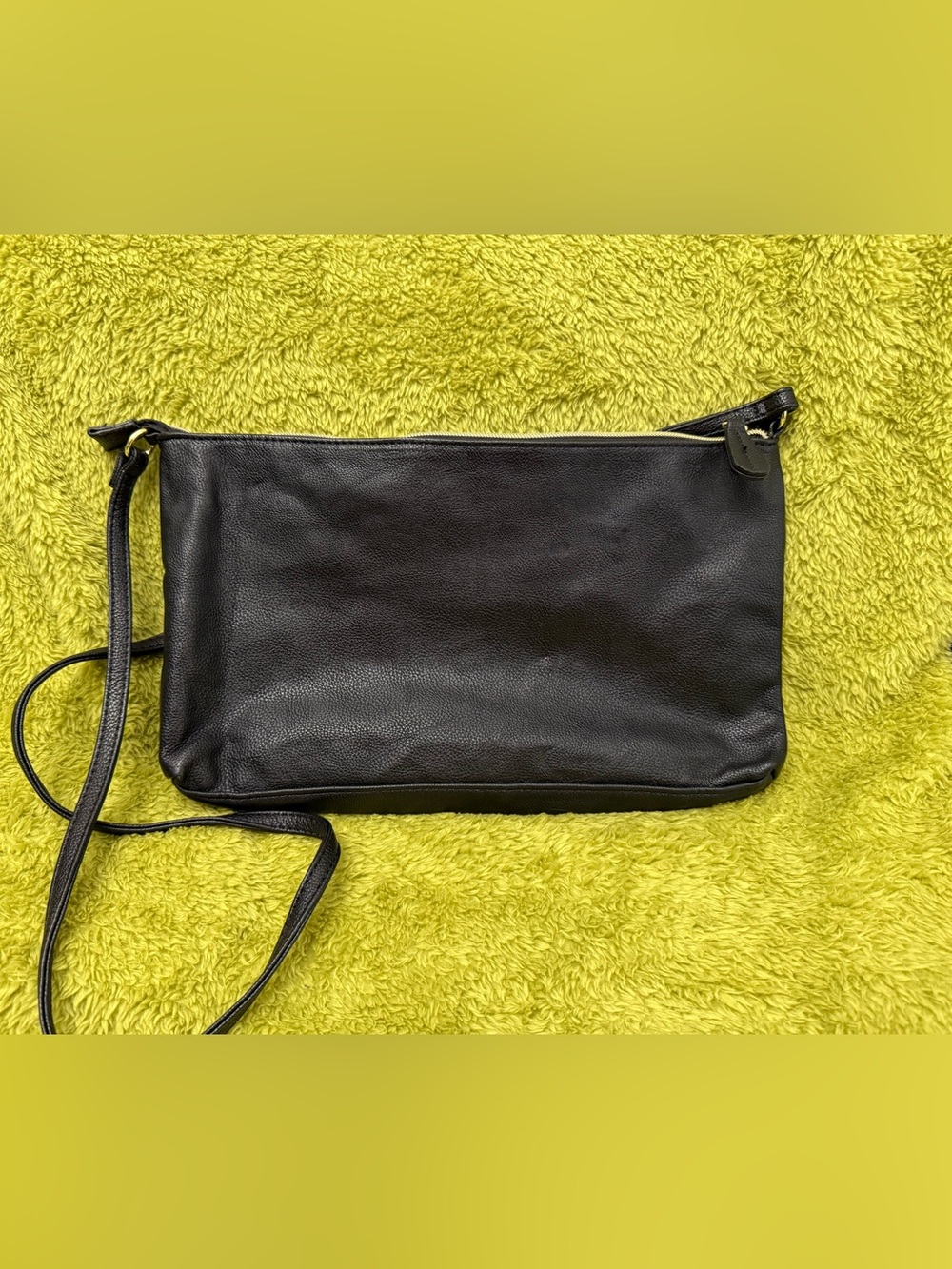 Betsey Johnson Black Leather-Look Crossbody Bag